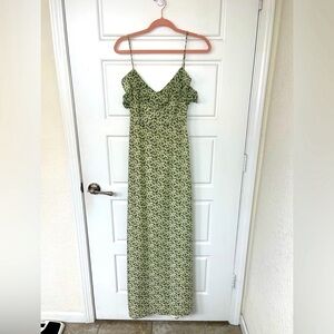 Altar'd State | Dresses | Altard State Green Maxi Flower Dress Floral S |  Poshmark